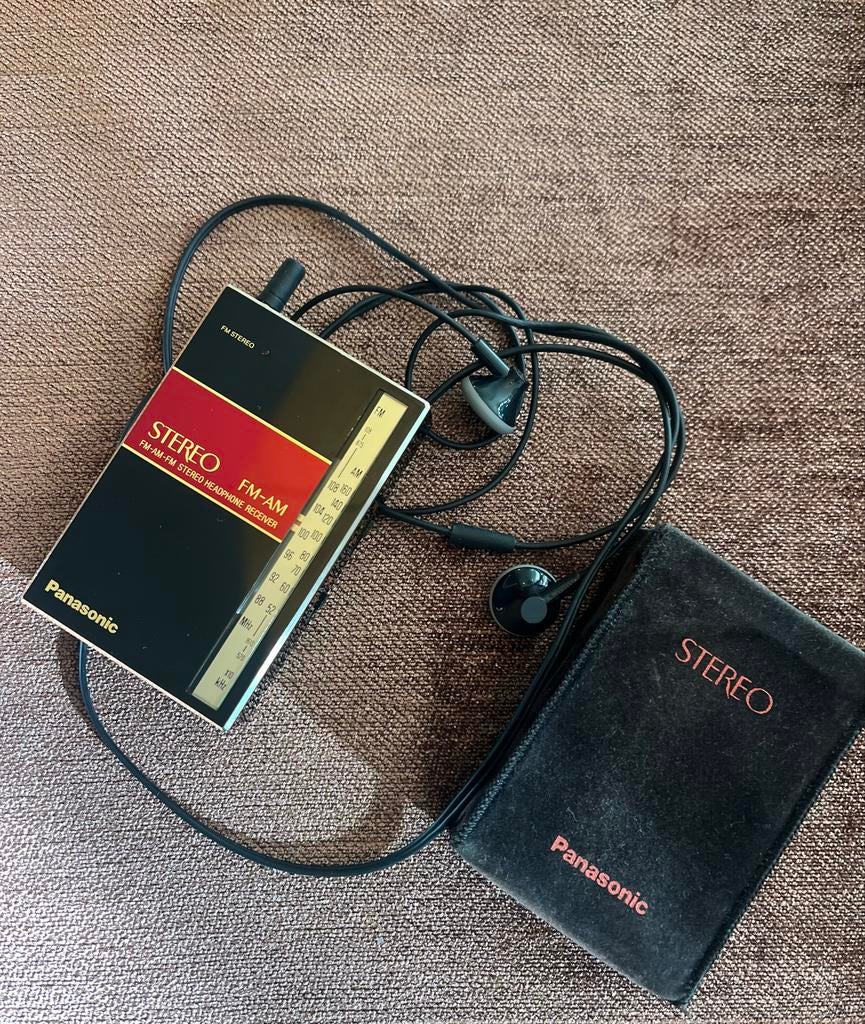 Panasonic RF-8 FM-AM-FM Ultra Compact Stereo Radio, Audio, Tv en Foto, Radio's, Ophalen of Verzenden, Zo goed als nieuw, Radio