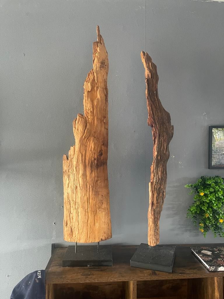 Mooie houtsculpturen, Ophalen