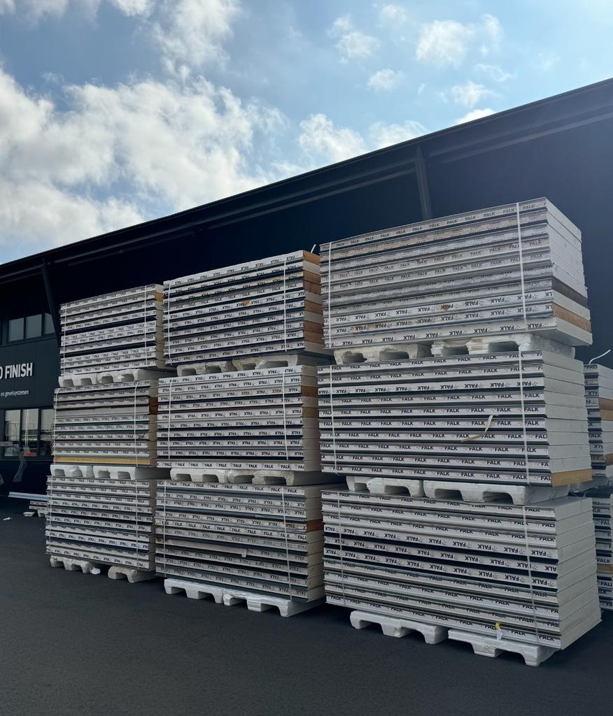 Geisoleerde platen. 10cm b-keus sandwichpanelen isolatie, Ophalen, Zo goed als nieuw, Overige materialen
