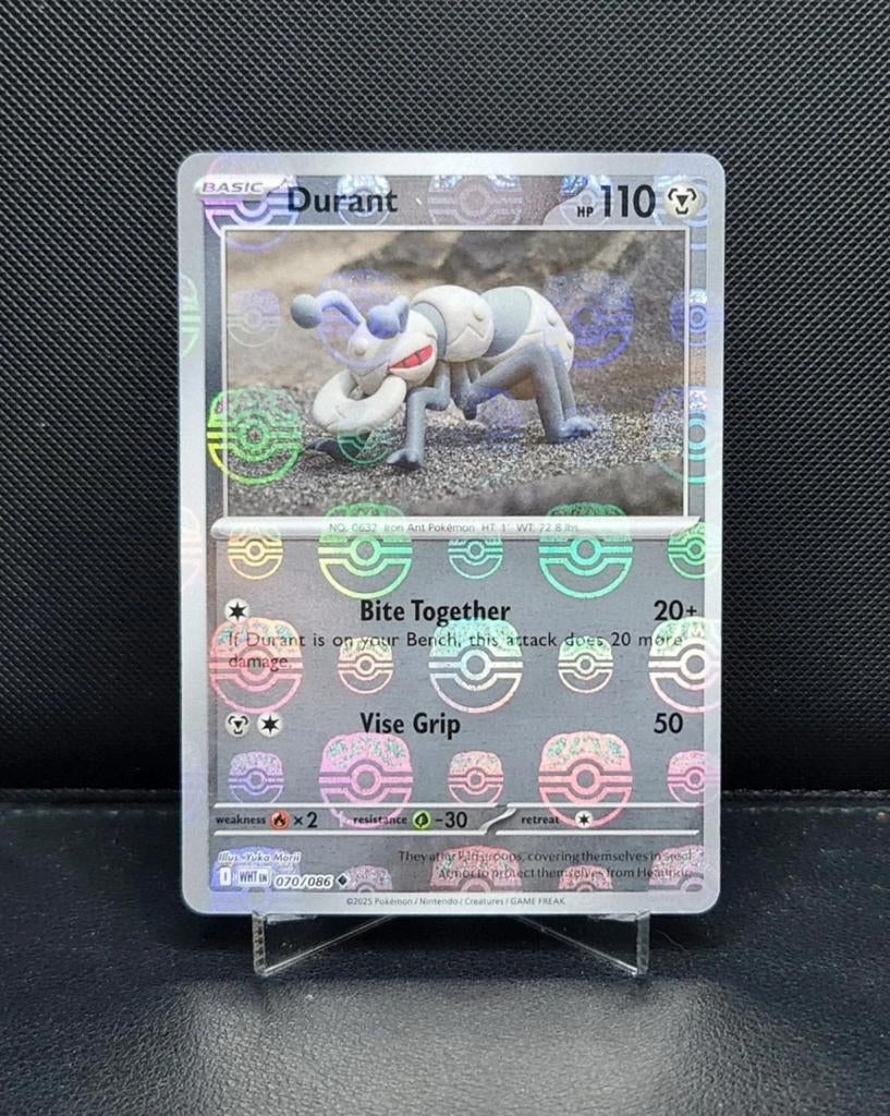 Durant MasterBall 070/086 White Flare NM, Ophalen of Verzenden, Zo goed als nieuw
