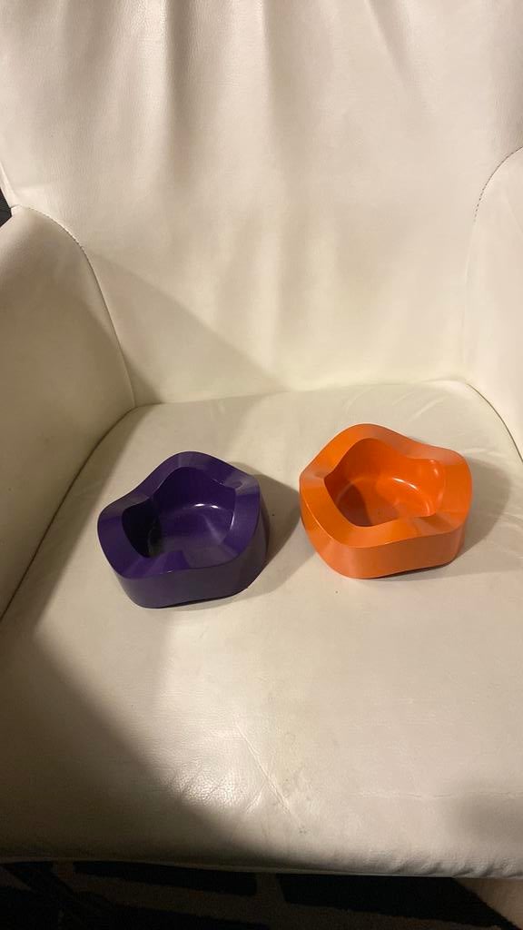 2 mooie vintage Helit asbakken, Ophalen of Verzenden, Huis en Inrichting
