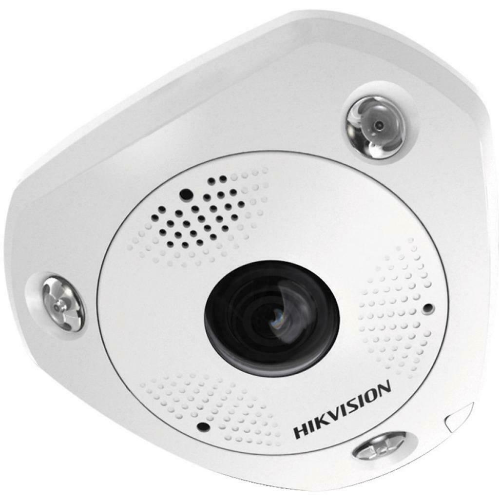 12MP Hikvision Fisheye IP PoE (DS-2CD63C2F-I) camera, Ophalen of Verzenden, Nieuw, Buitencamera