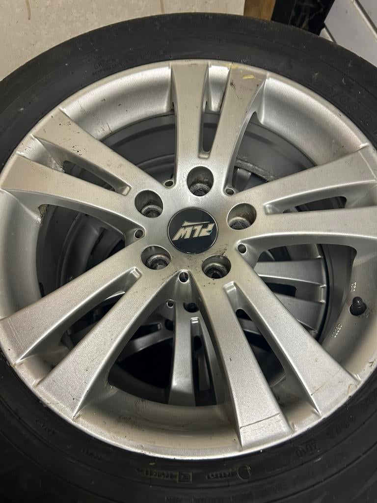 Winterbanden 4 velgen met banden 225/60 R17 XL, Auto-onderdelen, Ophalen, 215 mm, 16 inch, Banden en Velgen