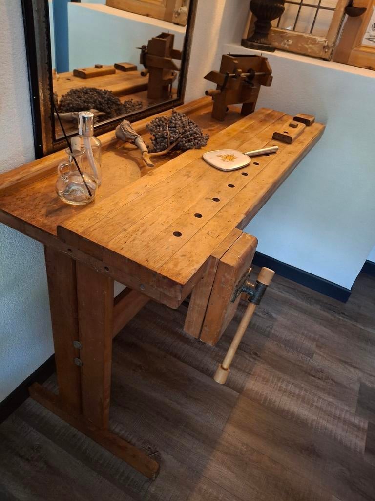 werkbank/sidetable/badmeubel/koffietafel, Ophalen, 100 tot 150 cm, Zo goed als nieuw, 25 tot 50 cm