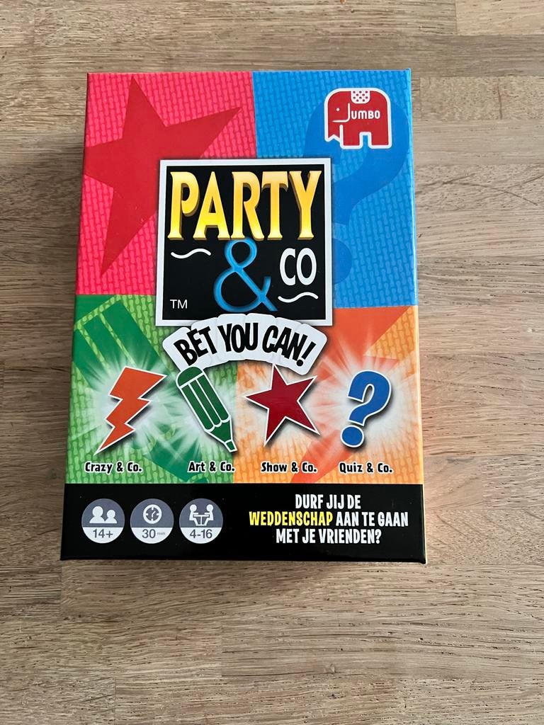 Party & Co Bet You Can! - Gezelschapsspel nieuw, Drie of vier spelers, Ophalen of Verzenden, Nieuw, Reisspel