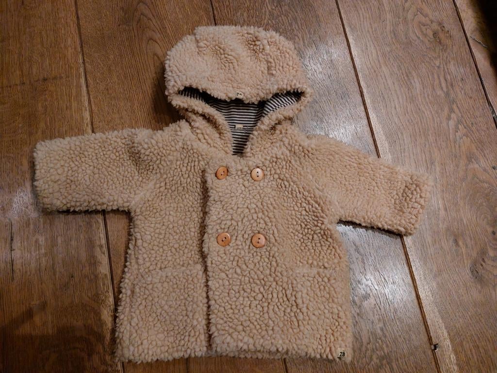 Z8 teddy jas Manu maat 62 beige, Ophalen of Verzenden