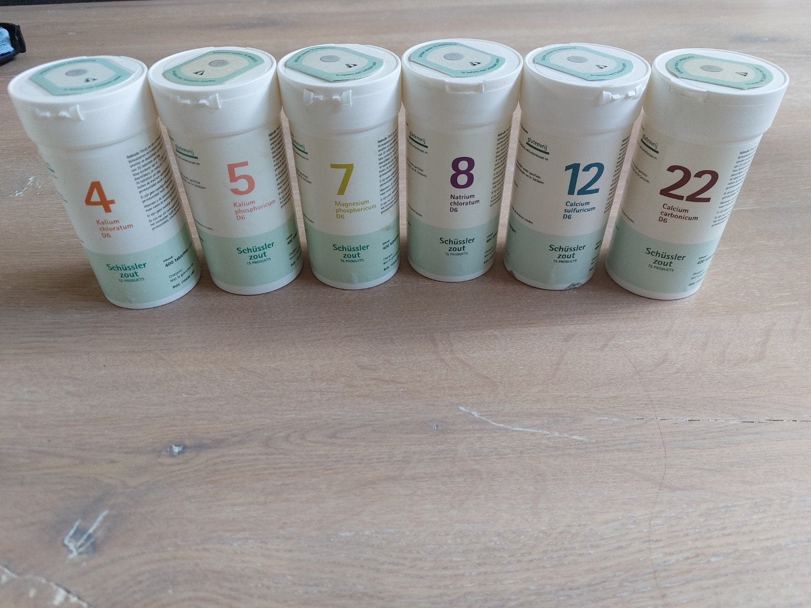 Schüssler Zouten - Diverse Nummers (4, 5, 7, 8, 12, 22), Ophalen of Verzenden, Zo goed als nieuw, Overige typen