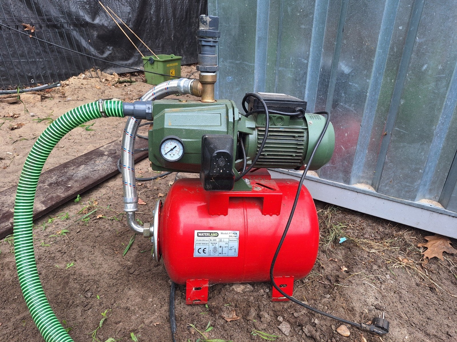 Waterland Waterpomp SP Jet 80M met 24L drukvat, Ophalen, Zo goed als nieuw, Beregeningspomp