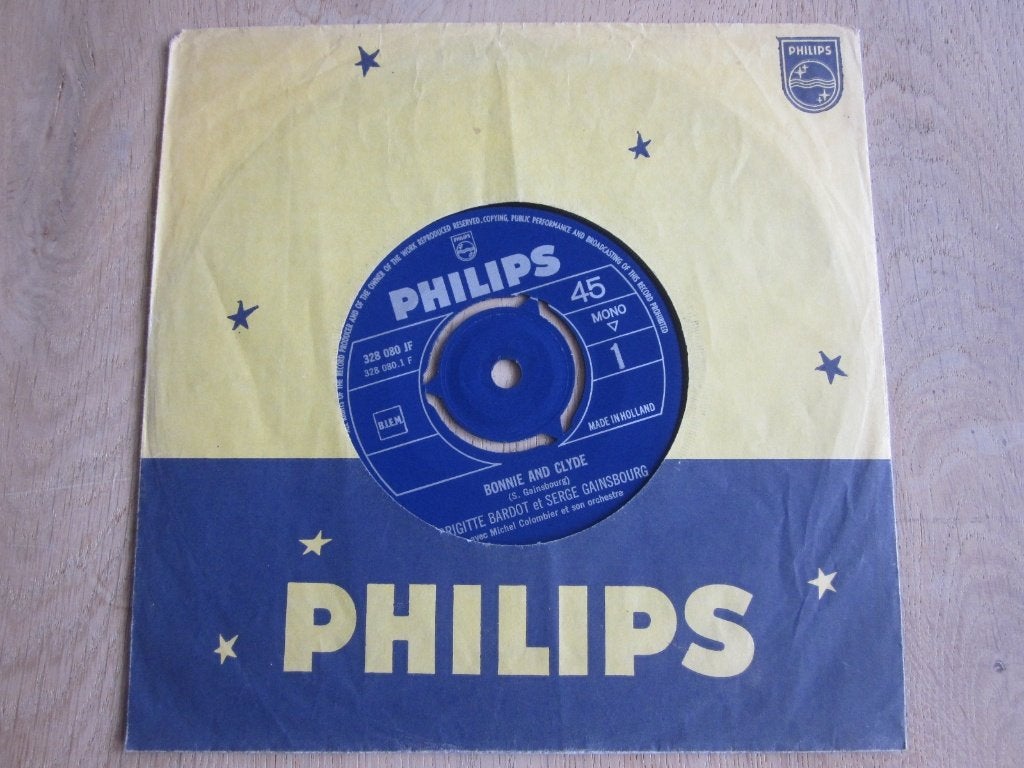 Brigitte Bardot & Serge Gainsbourg - Bonnie and Clyde, Verzenden, 7 inch, Zo goed als nieuw, Pop
