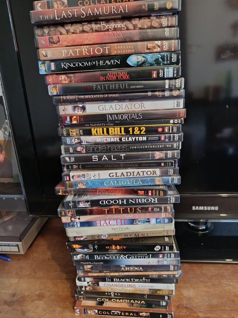 Grote DVD Collectie: Topfilms & Andre Hazes Concert, Cd's en Dvd's, Vanaf 16 jaar, Ophalen of Verzenden, Gebruikt, Actiethriller