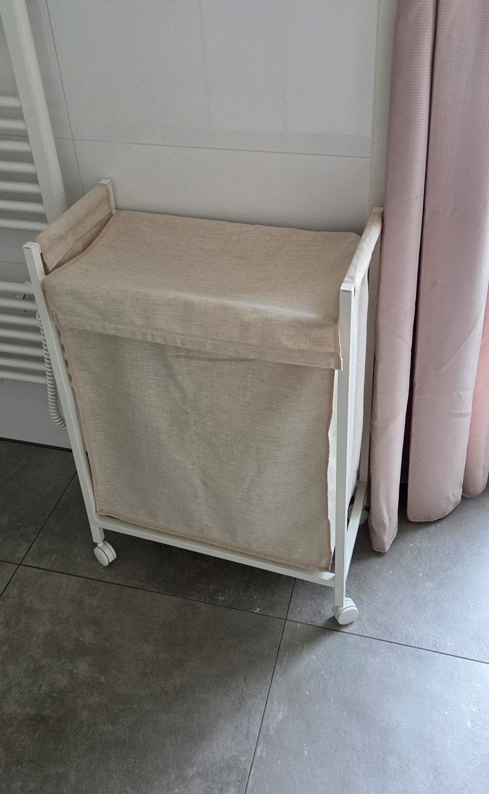 IKEA Enhet wasmand - Beige, met 2 vakken, Ophalen, Zo goed als nieuw, Beige, Landelijk