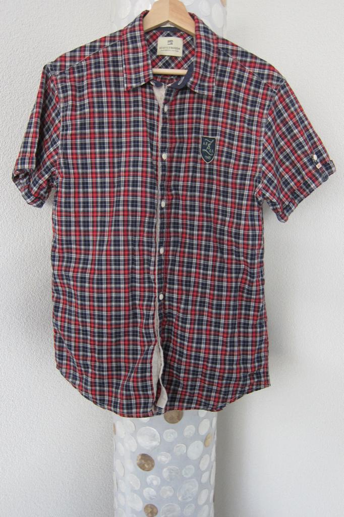 Scotch soda blouse overhemd l valt m schots ruitje, Overige kleuren, Zo goed als nieuw, Schipluidenlaan 20 5035KJ Tilburg, Merkfreak