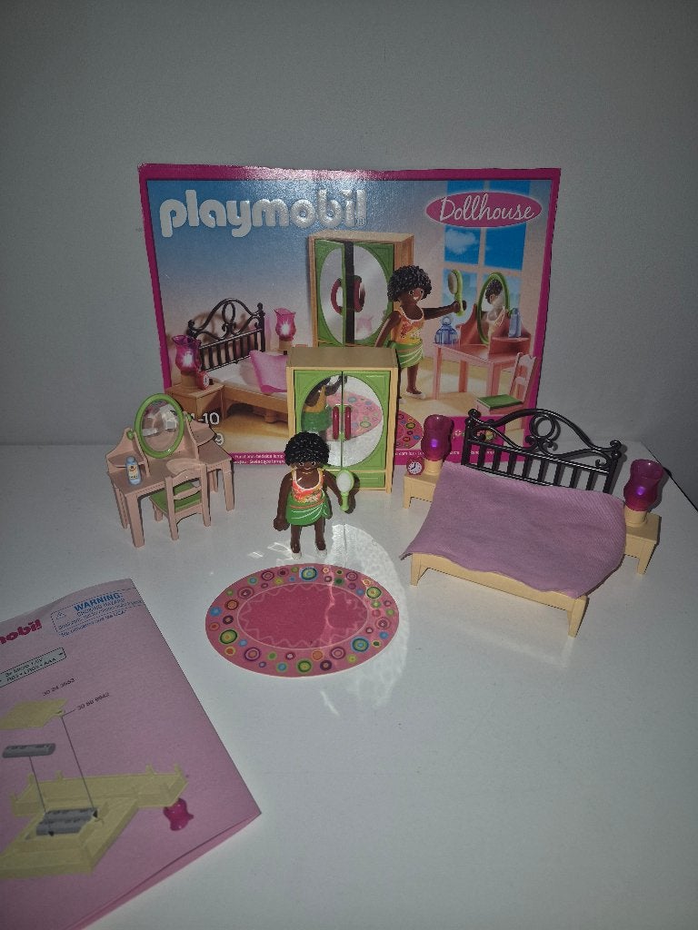 Playmobil slaapkamer met lichtgevende lampjes, Ophalen of Verzenden, Gebruikt, Complete set