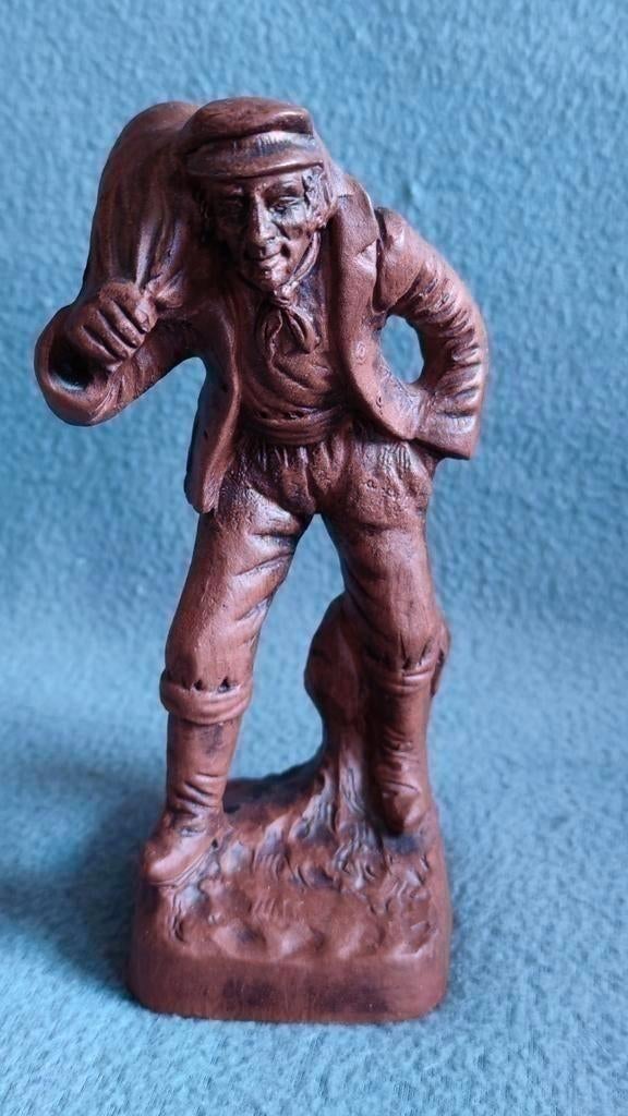 Zeldzaam vintage Francis Lascour Terre Cuite  beeldje - 19cm, Antiek en Kunst, Ophalen of Verzenden