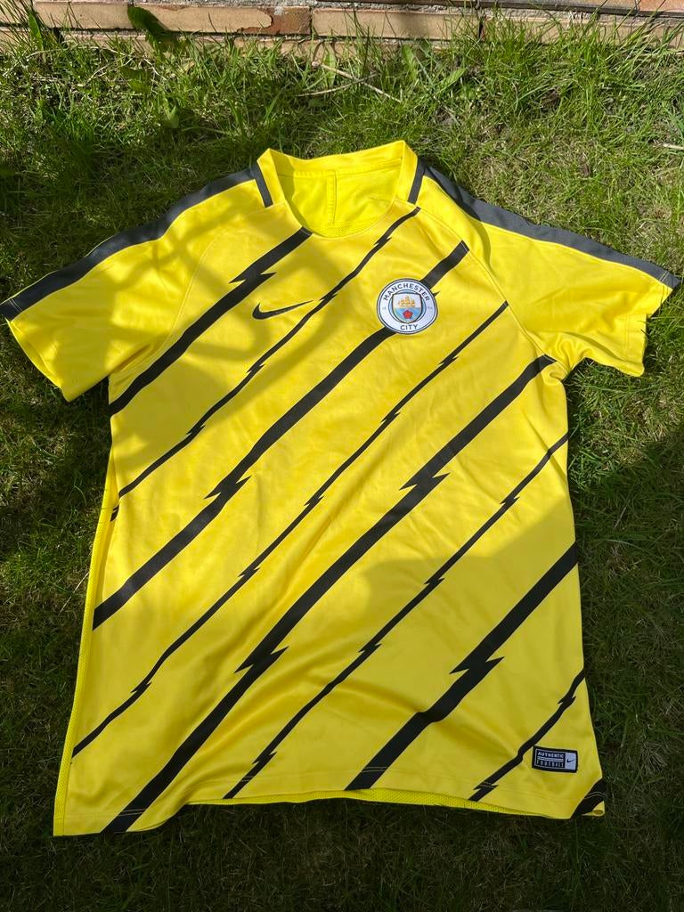 Manchester City trainingsshirt maat L, Ophalen, Maat 52/54 (L), Geel, Voetbal