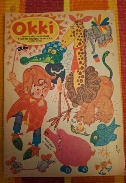 Okki Tijdschriften -3x Vintage Jeugdtijdschriften, Boeken, Tijdschriften en Kranten, Ophalen of Verzenden, Gelezen, Overige typen