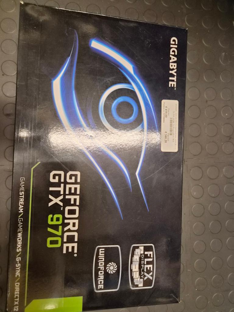 Gigabyte GeForce GTX 970 Windforce OC Grafische Kaart, Computers en Software, Videokaarten, Ophalen, PCI-Express 3, Gebruikt, HDMI