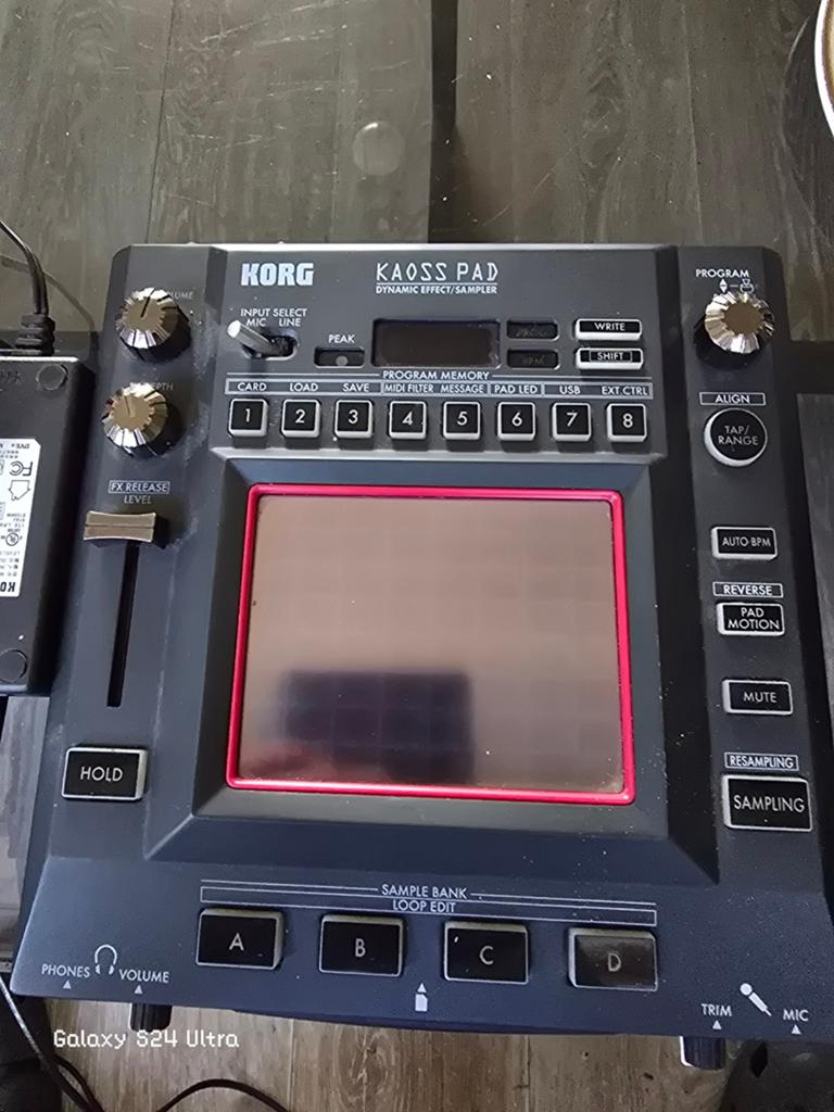 Korg Kaoss Pad kp3 Dynamic Effect/Sampler, Muziek en Instrumenten, Samplers, Ophalen of Verzenden, Gebruikt