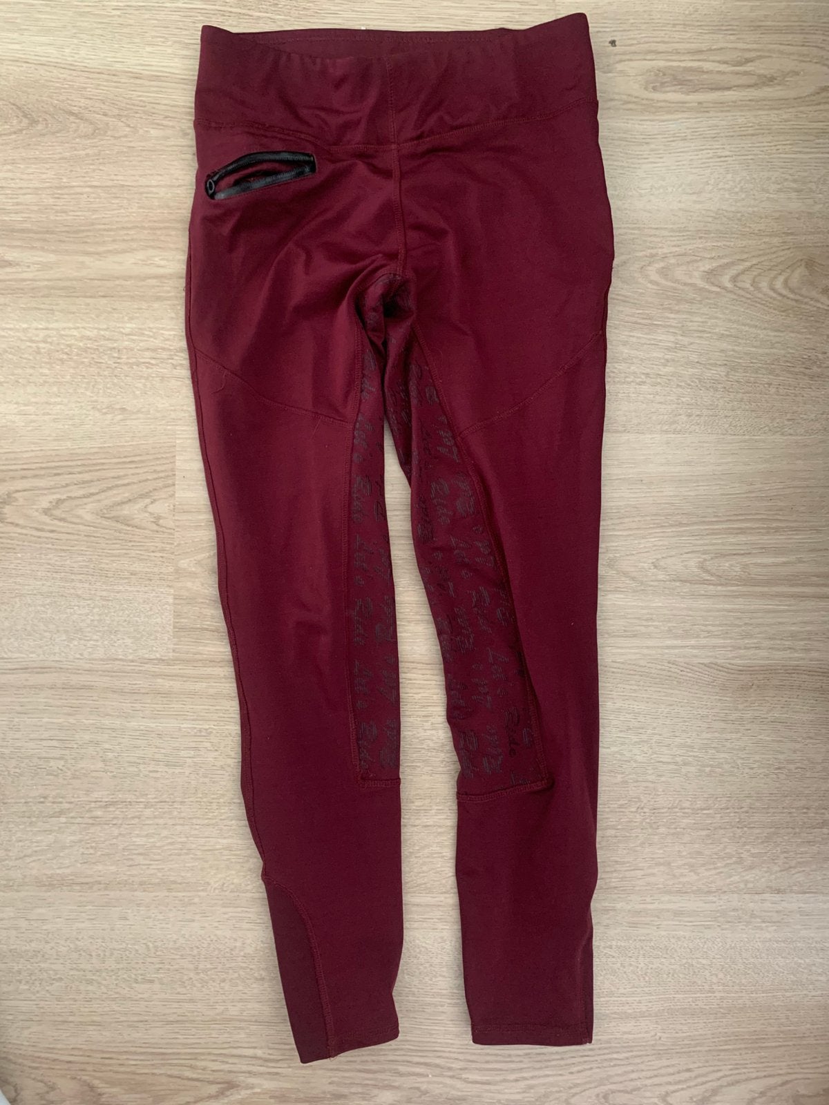 Rode rijlegging & zwarte rijbroek, Ophalen of Verzenden, Zo goed als nieuw, Rood, Legging