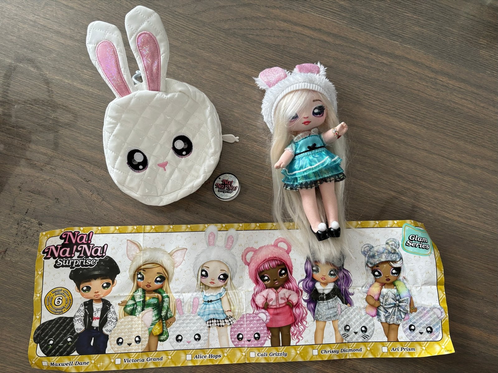 Na! Na! Na! Surprise Glam Series Pop met Konijnenportemonnee, Ophalen of Verzenden, Zo goed als nieuw, Overige typen