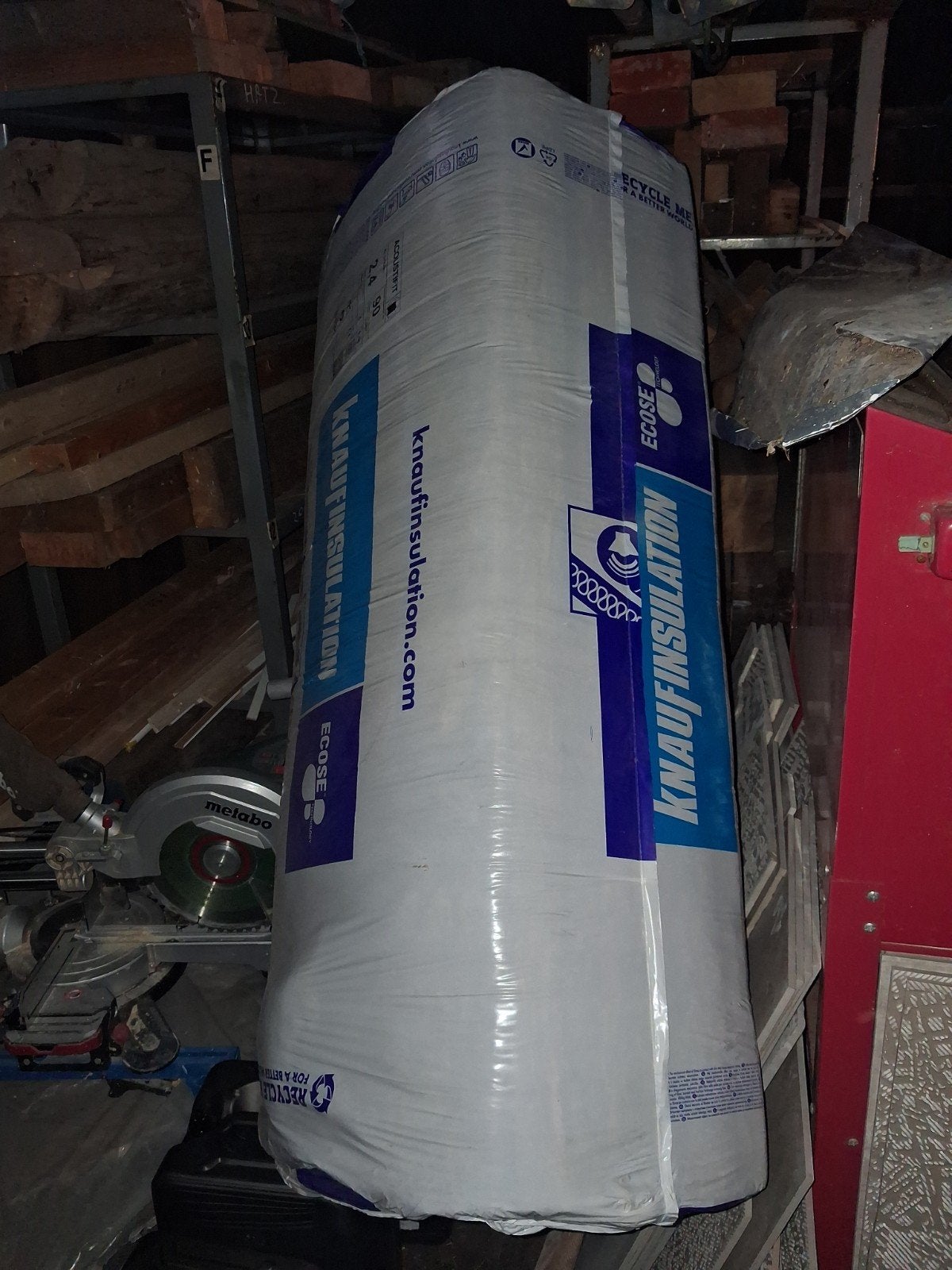 Knauf Acoustifit Glaswol Isolatie - 90mm Dik, Doe-het-zelf en Verbouw, Isolatie en Afdichting, Ophalen, Dakisolatie, Nieuw, 5 tot 10 m²