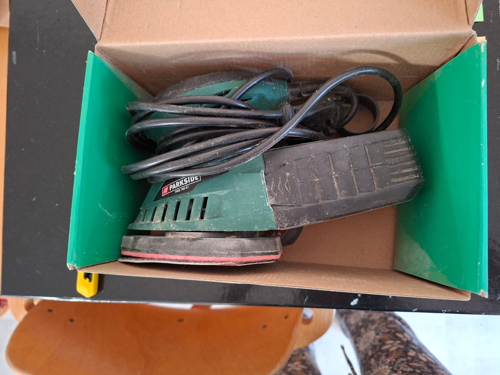Parkside Handschleifer PHS 160 A1 - Vlakschuurmachine, Ophalen of Verzenden, Gebruikt, Minder dan 600 watt, Vlakschuurmachine
