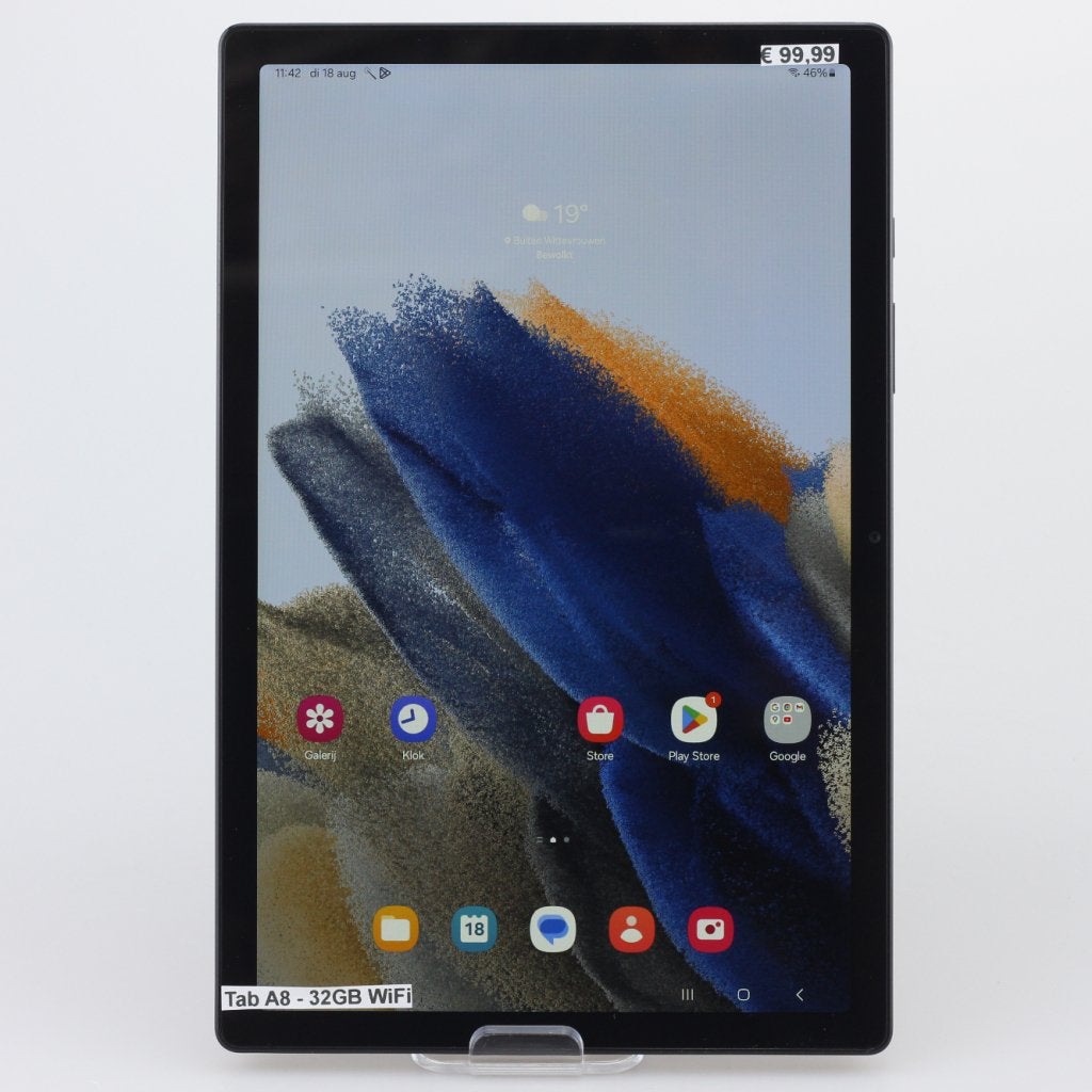 Samsung Galaxy Tab A8 2022 32GB WiFi Zwart Nette Staat, Computers en Software, Android Tablets, Samsung, Zo goed als nieuw, Support@Samsung.com