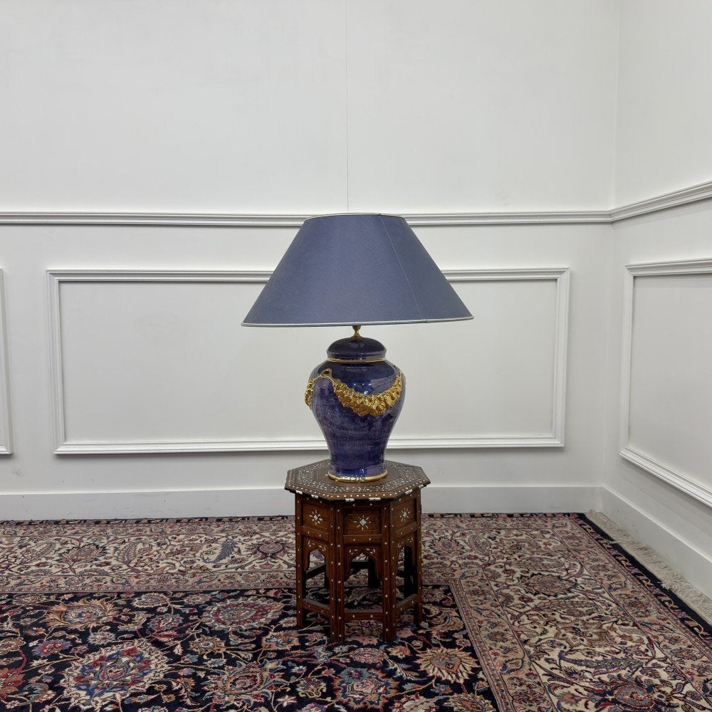 Klassieke Italiaanse Pr. Gilt Tafellamp, Ophalen of Verzenden