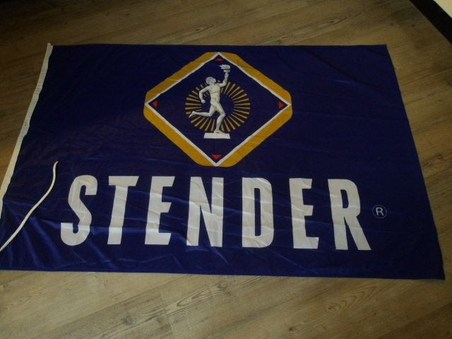Stender bier vlag (nr.1) 144x97 cm., Ophalen of Verzenden, Nieuw, Overige typen, Overige merken