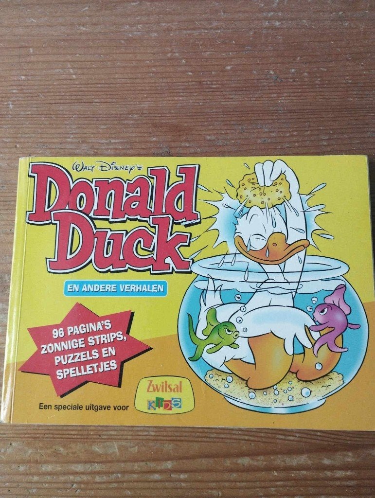 Donald Duck en andere verhalen ( Zwitsal uitgave), Eén stripboek, Donald Duck, Ophalen, Gelezen
