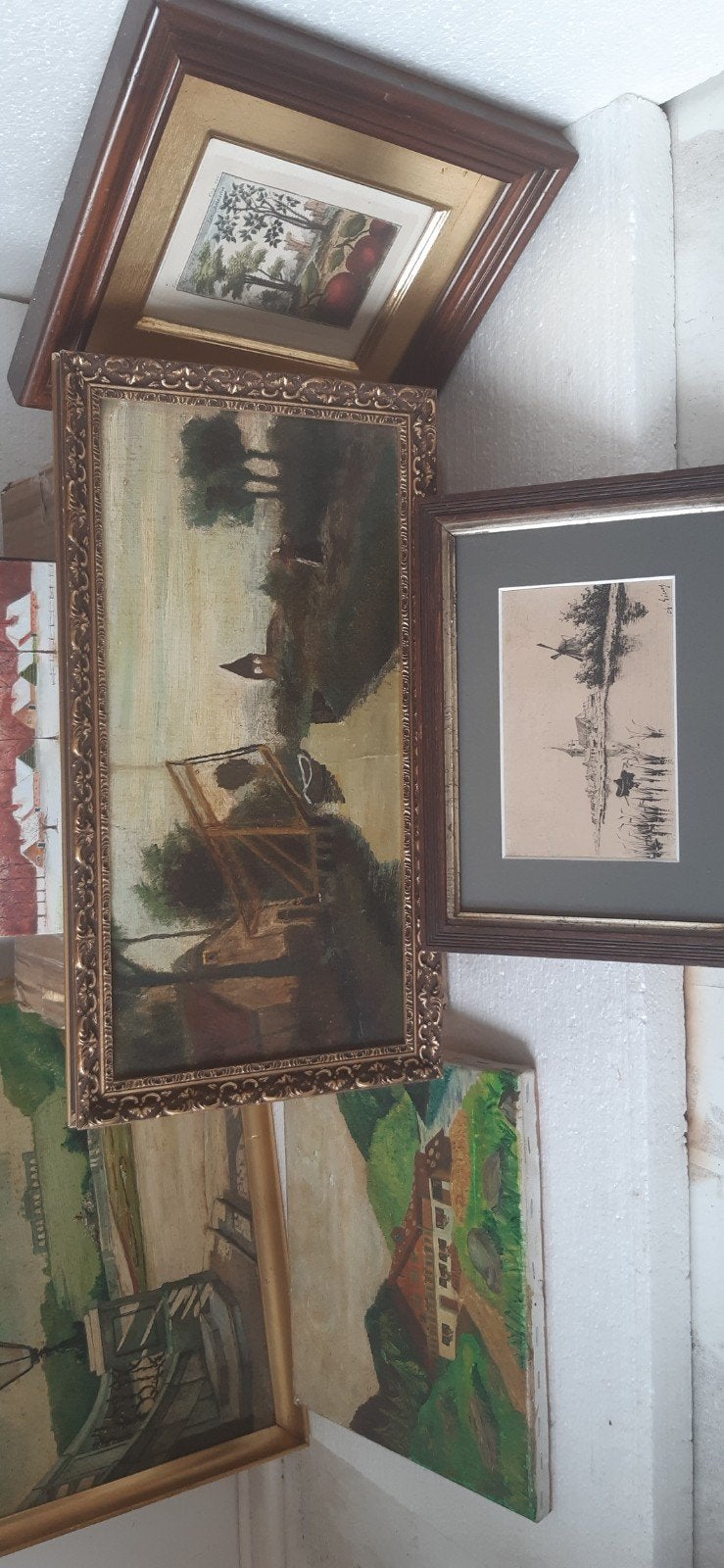 Schilderytjes., Antiek en Kunst, Kunst | Schilderijen | Klassiek, Ophalen of Verzenden