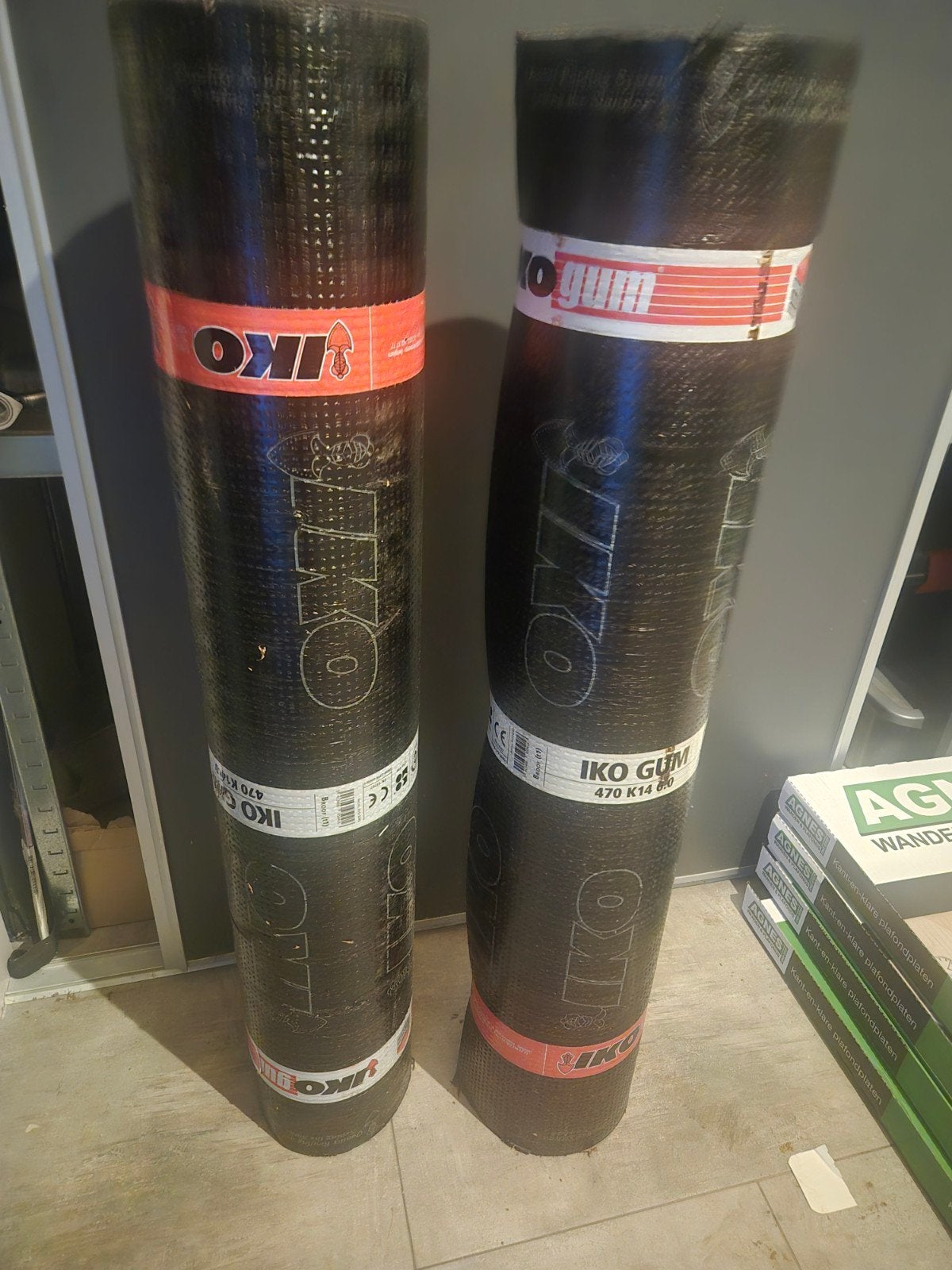 Dakbedekking IKO Gum Dakleer 470 K14 Nieuw, Ophalen, Overige materialen, Zwart, Nieuw