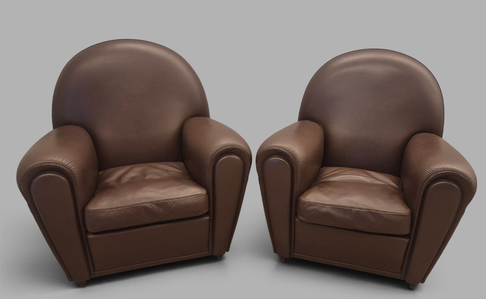 2x Poltrona Frau Vanity Fair fauteuils, Italiaans Design, Ophalen, Gebruikt, Klassiek, Poltrona Frau