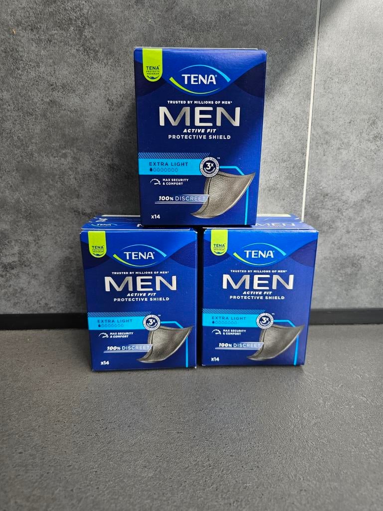 Tena men voor urineverlies 3x14 st, Ophalen of Verzenden, Nieuw, Overige typen