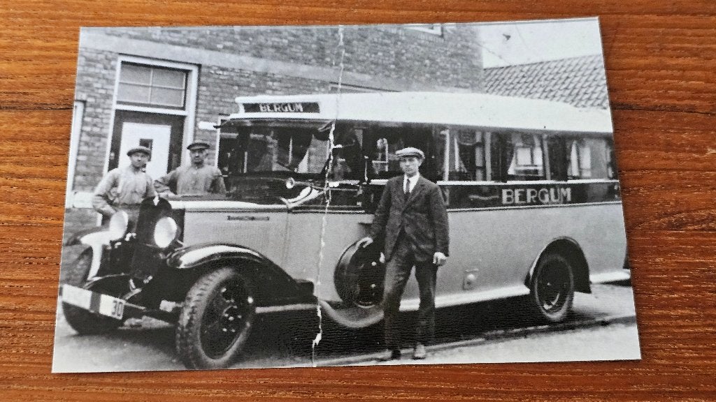 Foto BUS Bergum Burgum, Verzenden, Gebruikt, Bus of Metro, Overige typen