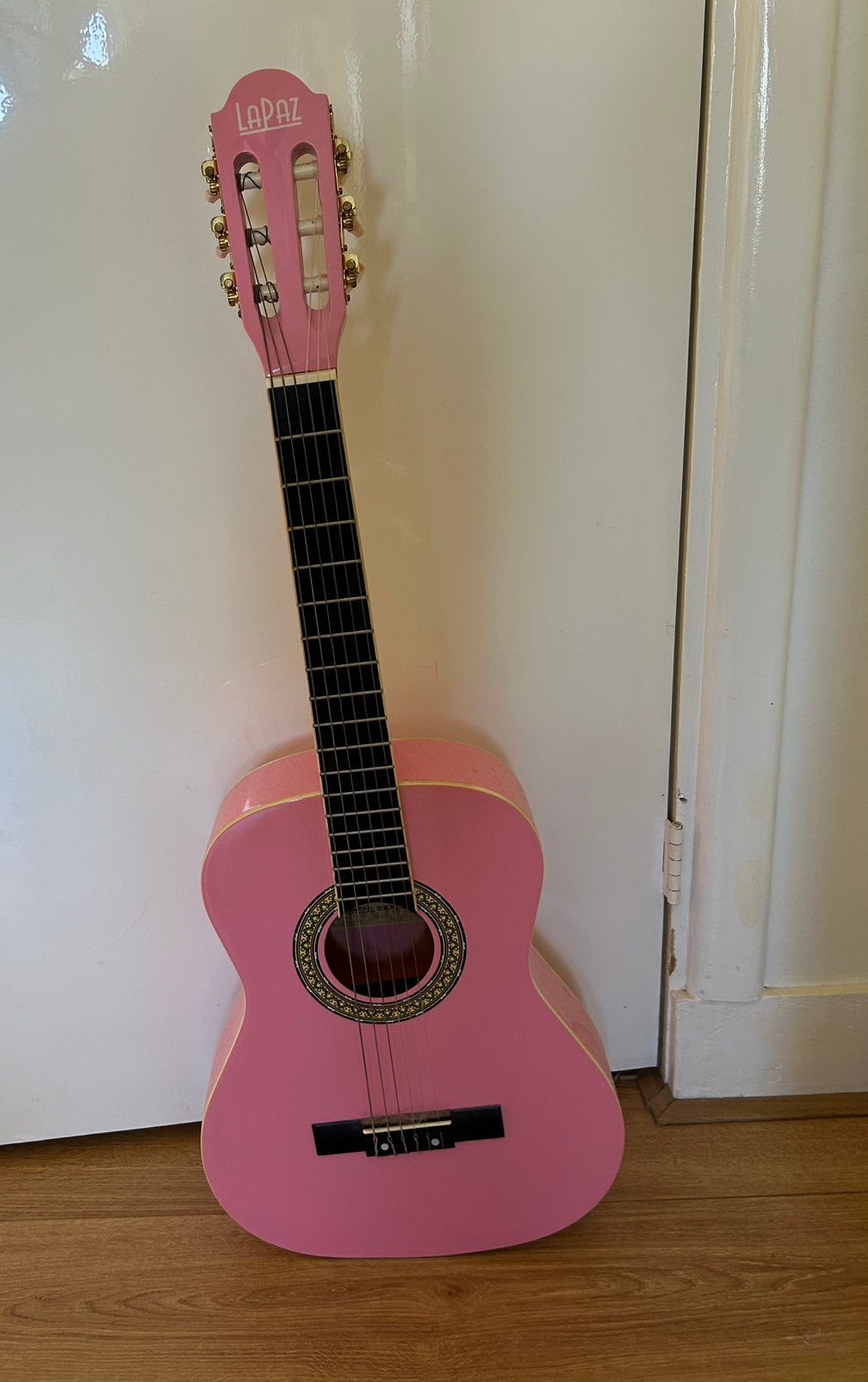 LaPaz roze 002 PI 3/4 klassieke gitaar, Ophalen, Zo goed als nieuw, Klassieke of Spaanse gitaar