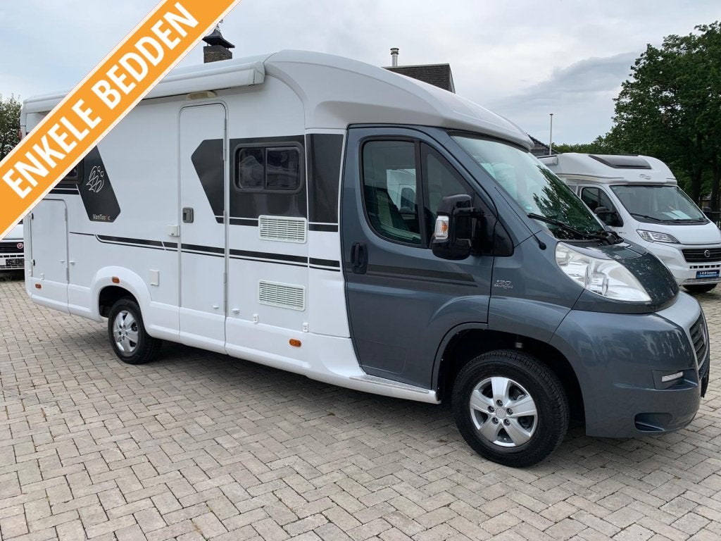 Knaus Vansation 600 TI Enkele Bedden Garage, Fiat, 6 tot 7 meter, Bedrijf, Handgeschakeld