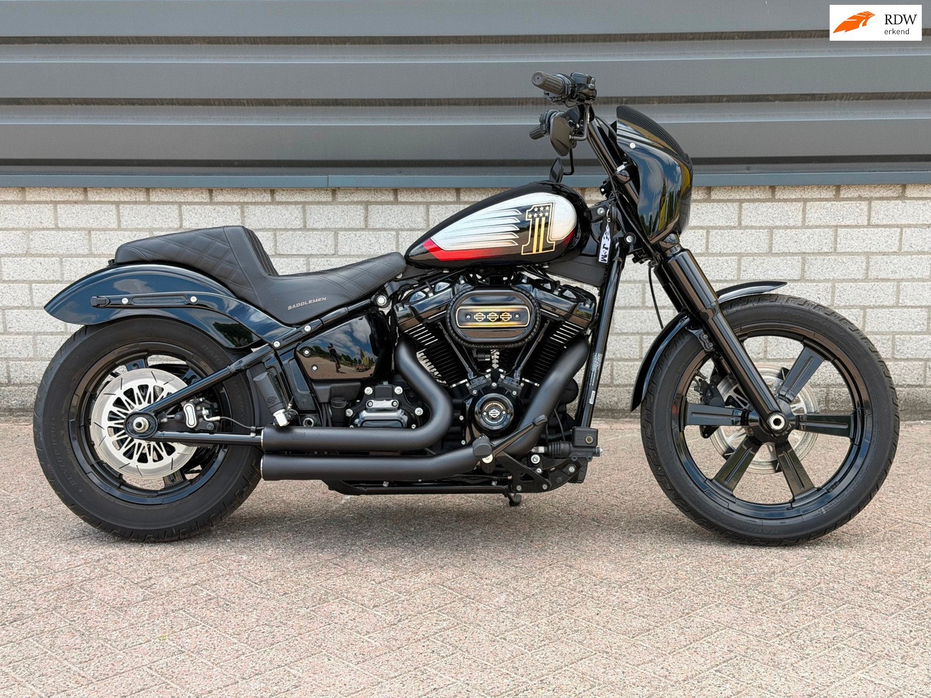 Harley Davidson FXBB Softail Street Bob Custom, BTW MOTOR IN, Motoren, 1746 cc, Chopper, Bedrijf, Meer dan 35 kW