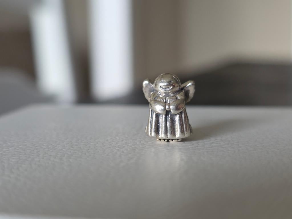 Pandora engeltje, Ophalen of Verzenden, Zo goed als nieuw, Dame, Zilver