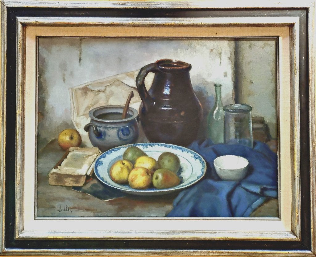 == Henk Bos 1901-1979 == fraai stilleven ==, Antiek en Kunst, Kunst | Schilderijen | Klassiek, Ophalen