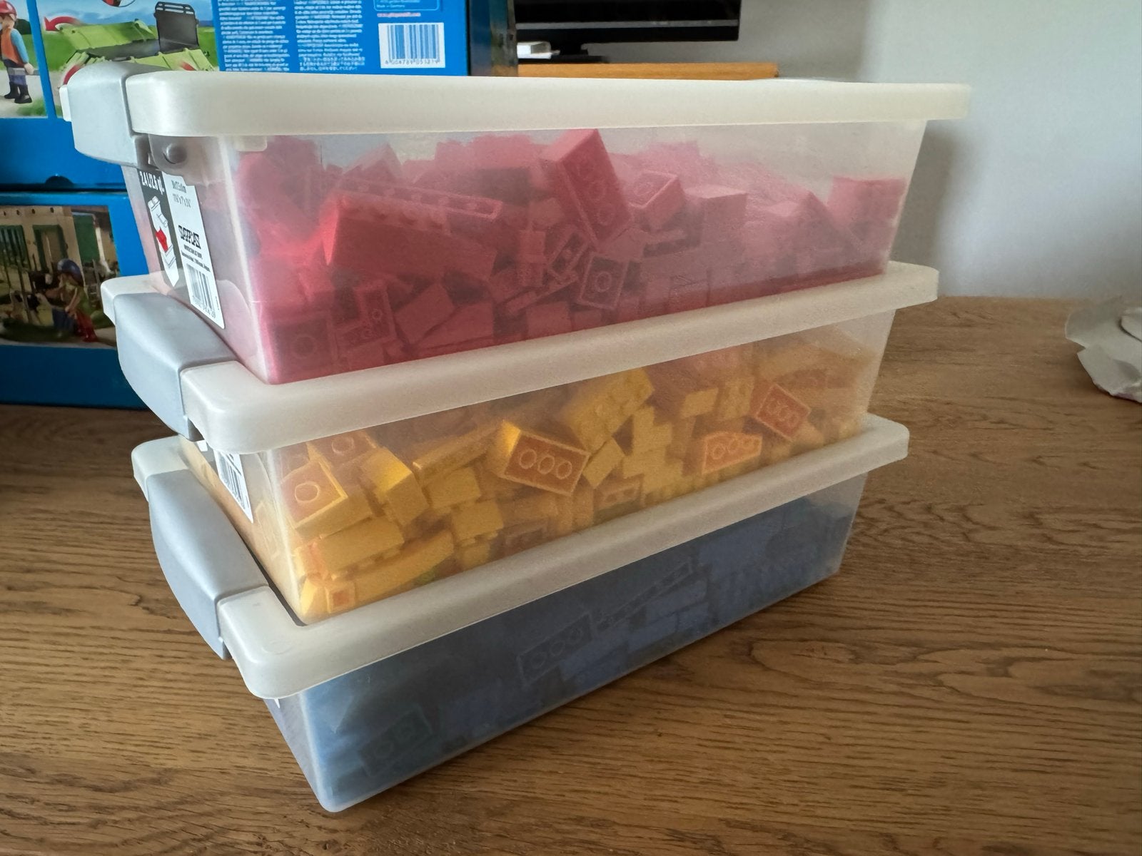 Grote partij LEGO blokken in diverse kleuren, Ophalen of Verzenden, Gebruikt, Overige merken
