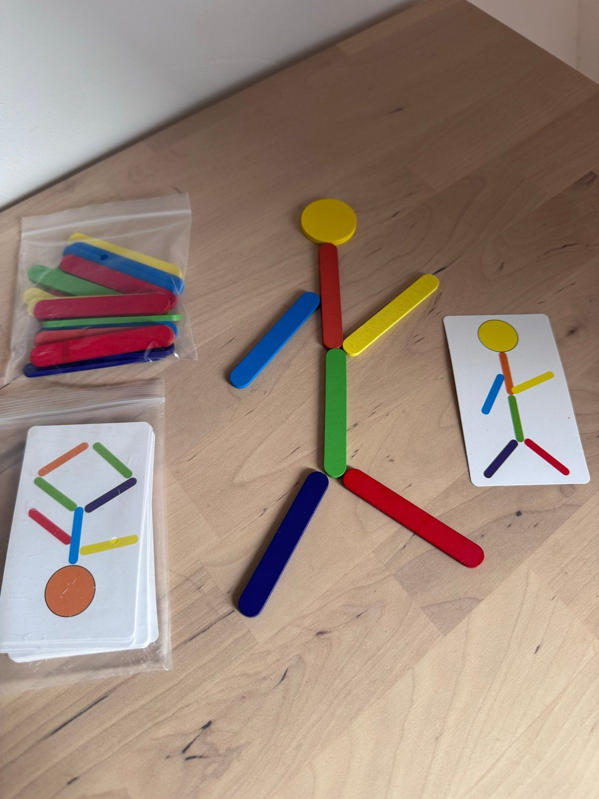 Houten stokjes en schijfjes voor creatief bouwen, Ophalen of Verzenden, Nieuw, Knutselen