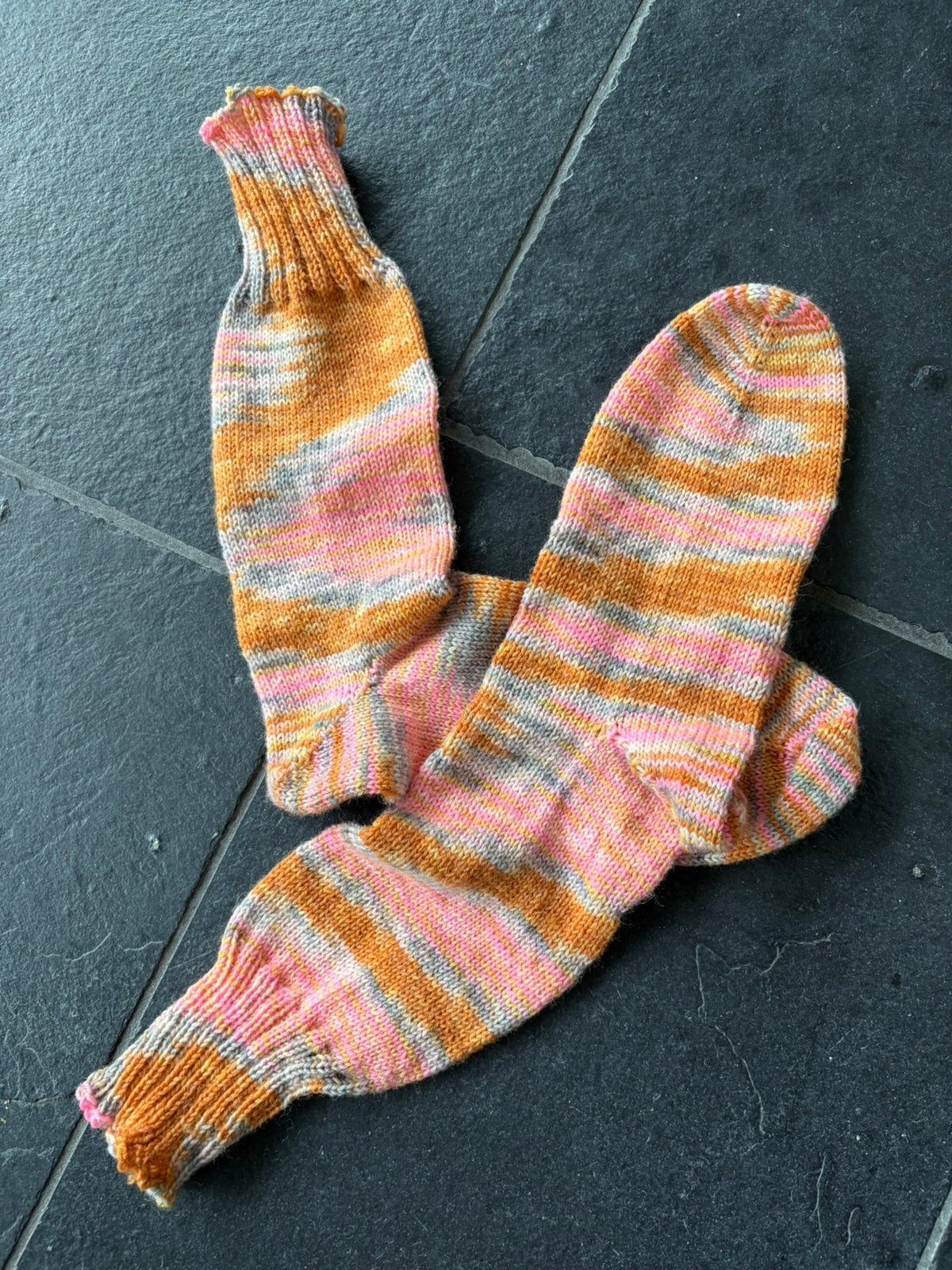 Handgebreide sokken merino hand dyed mt 39-40, Sokken en Kniesokken, Overige kleuren, Nieuw, Ophalen of Verzenden