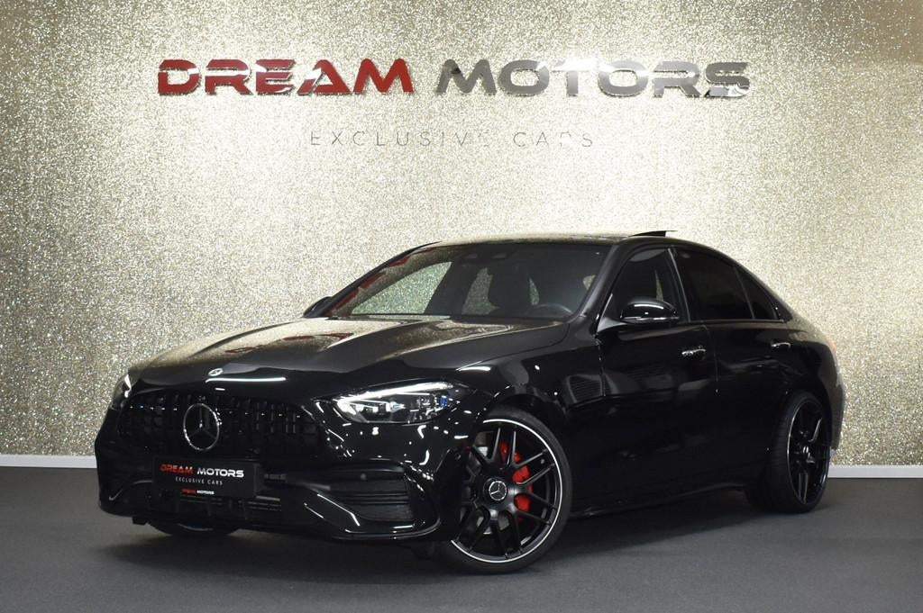 Mercedes-Benz C-klasse 300 e AMG 313pk | C63 AMG | MEMORY |, Auto's, Automaat, Achterwielaandrijving, Gebruikt, Zwart
