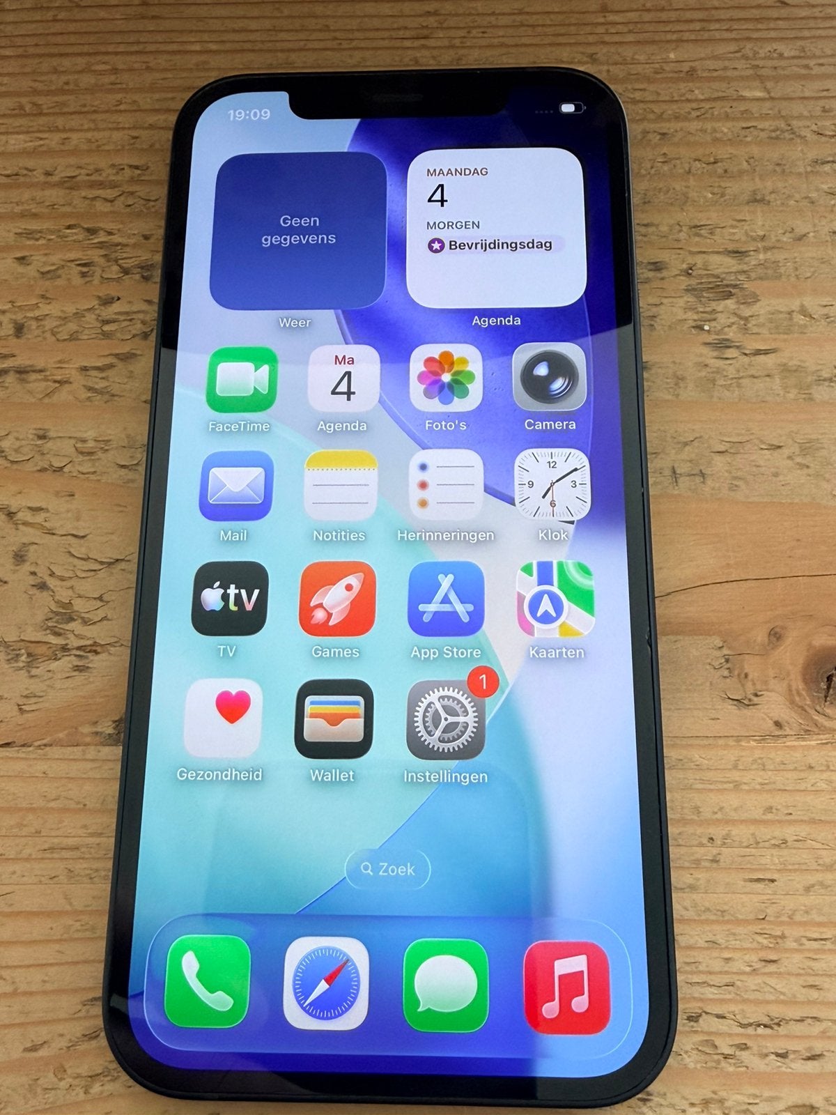 Iphone 12, Zwart, Ophalen of Verzenden, Zo goed als nieuw, IPhone 12