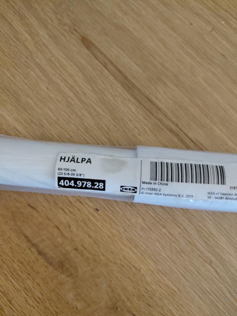 IKEA HJÄLPA verstelbare kledingroede 60-100 cm, nieuw, Ophalen of Verzenden, Nieuw