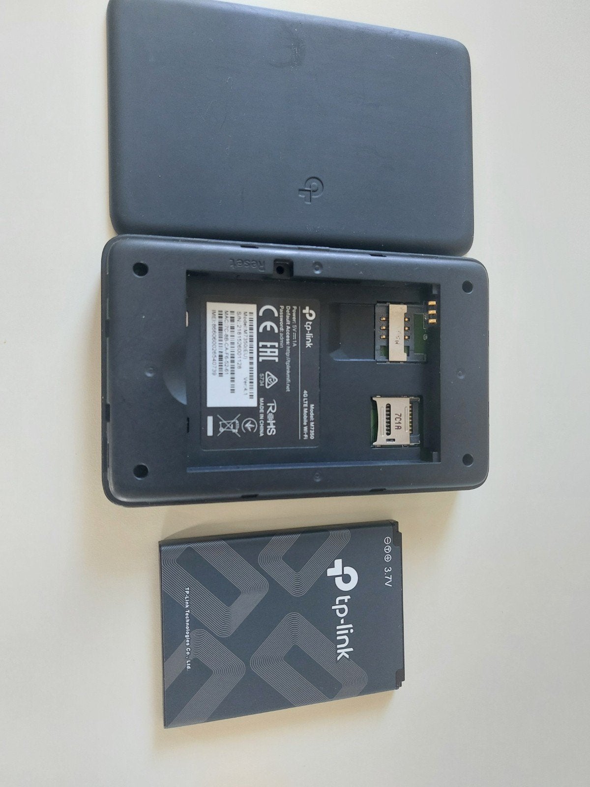 TP-Link M7350 4G LTE Mobiele Wi-Fi Router (Mifi), Ophalen of Verzenden, Gebruikt