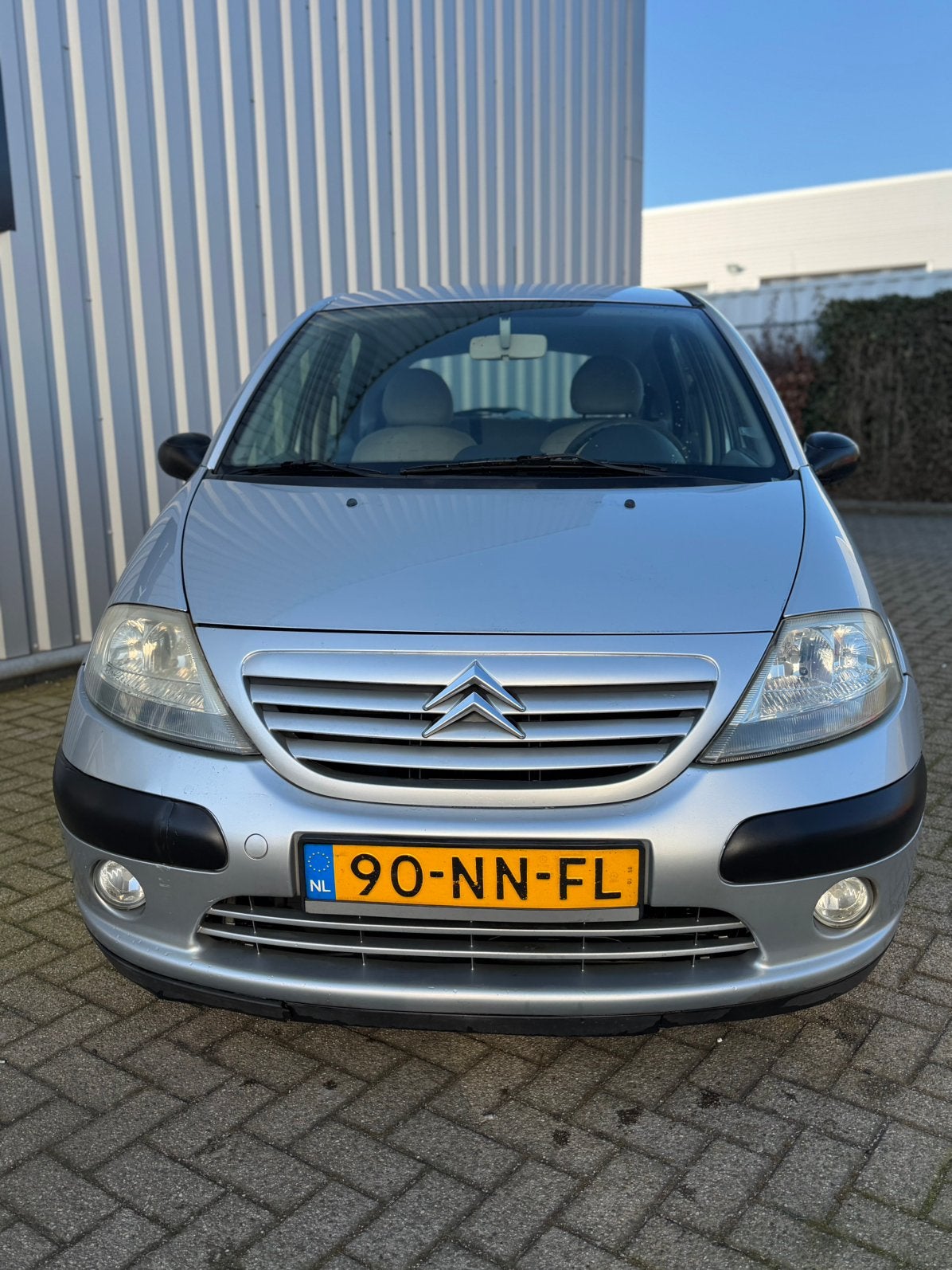 Citroën C3 1.1 I 2003 Grijs, Auto's, Citroën, Voorwielaandrijving, 40 €/maand, 4 cilinders, Origineel Nederlands