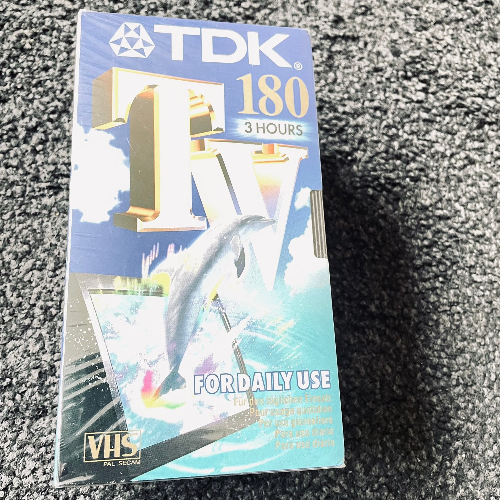 Nieuw in folie 3 pak VHS videobanden 180 min TDK, Alle leeftijden, Overige genres, Ophalen of Verzenden, Nieuw in verpakking
