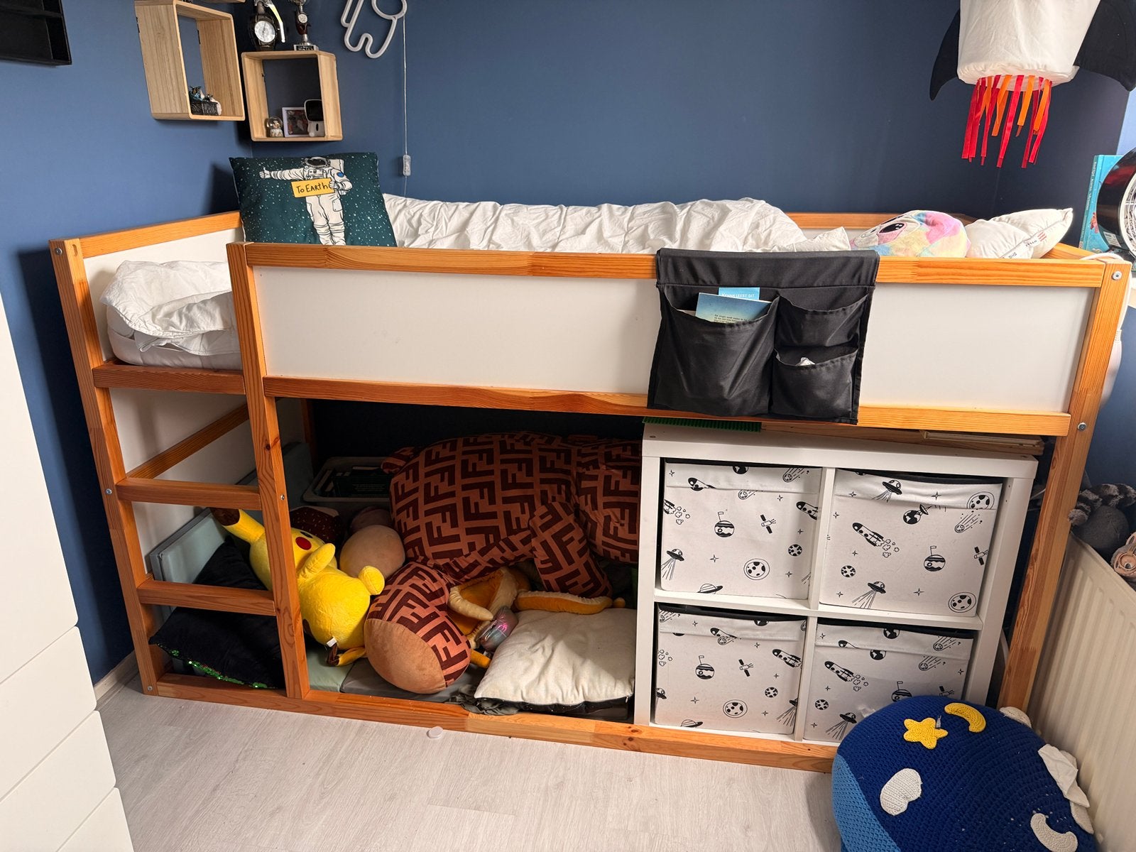Ikea kura kinderbed, Ophalen, Zo goed als nieuw, Hoogslaper